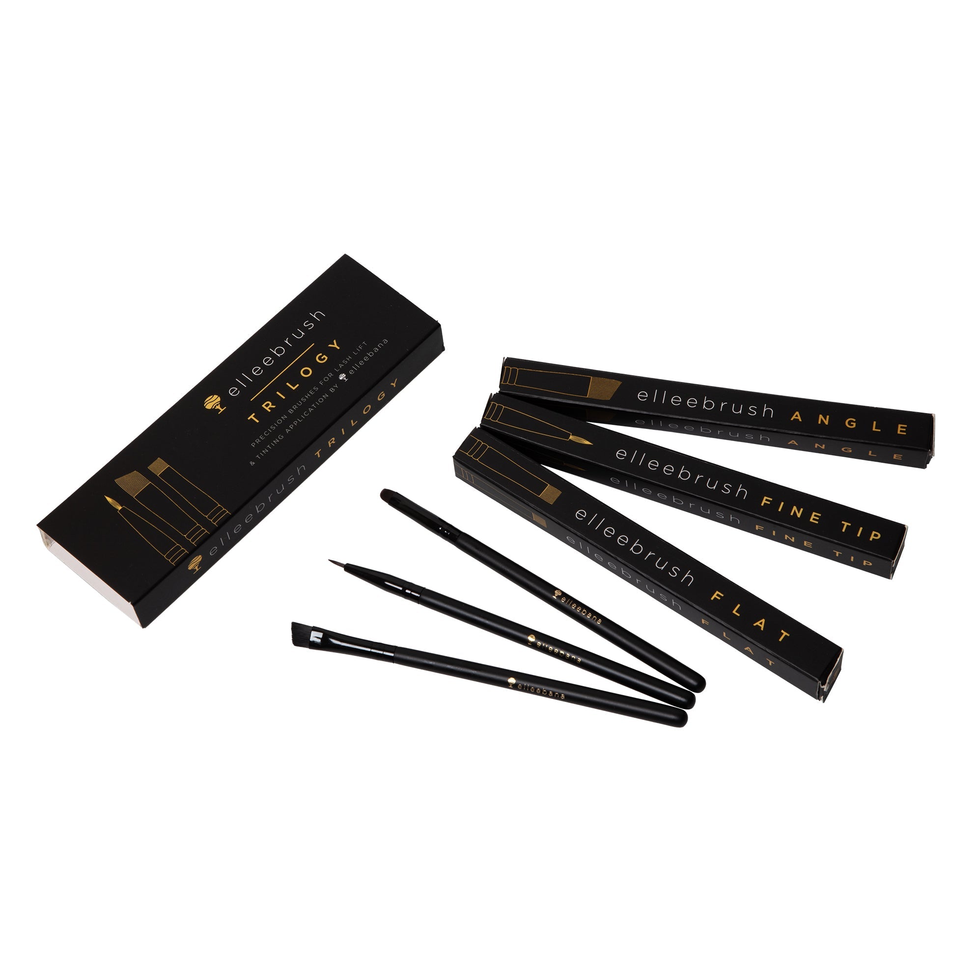 Brush Trilogy -Fine point -Angled -Flat
