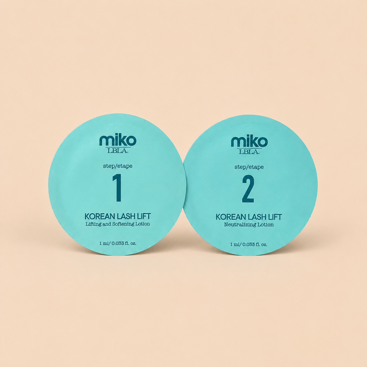 Sample pack Miko korean lash lift