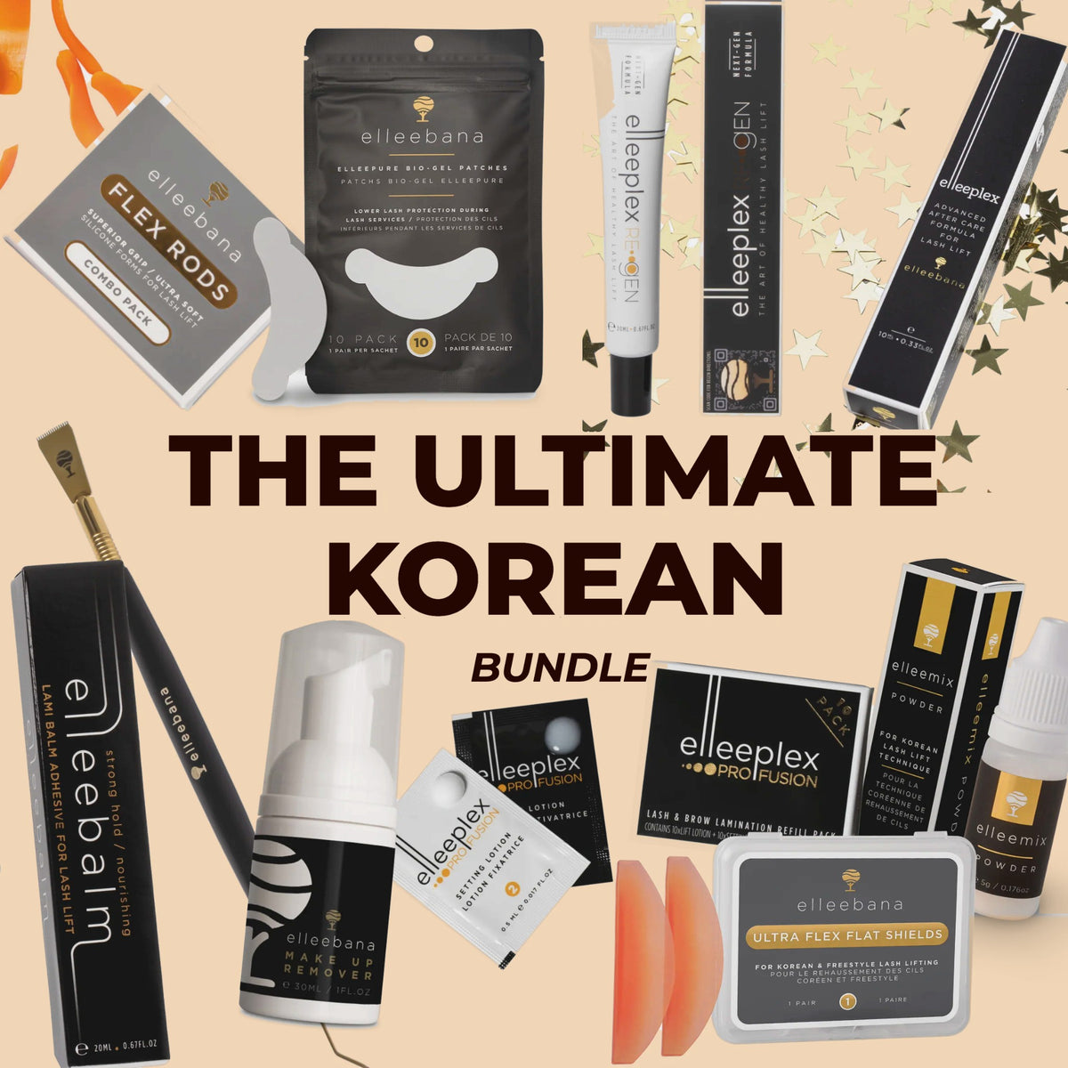 Elleeplex Profusion Korean Lash Lift Ultimate Bundle included with the course