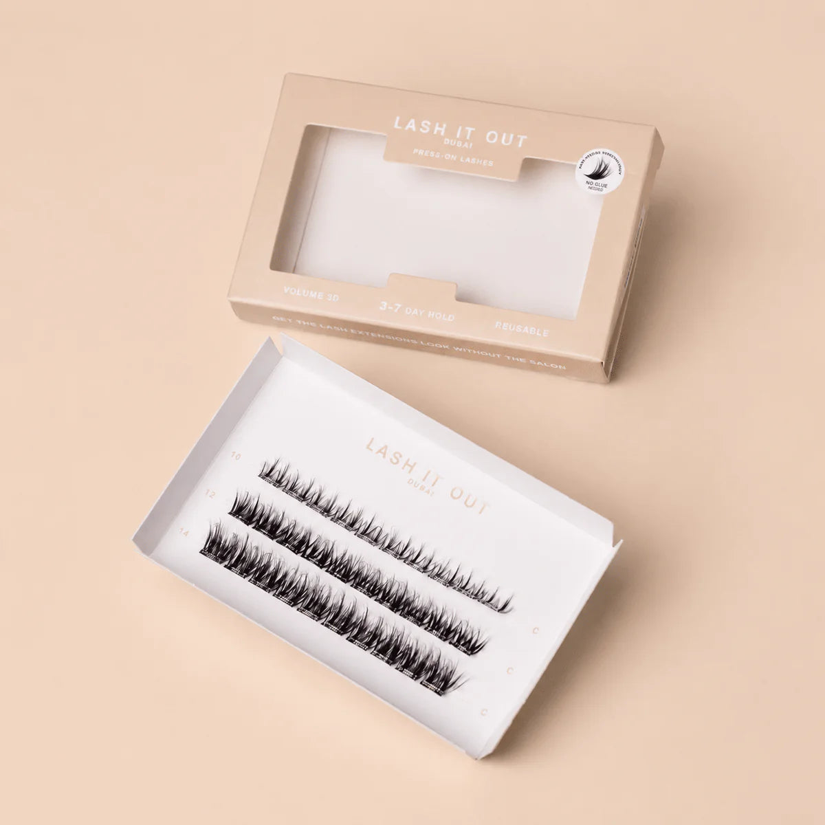 BARELY THERE سهولة الاستخدام خصلات رموش لاصقة مسبقاً