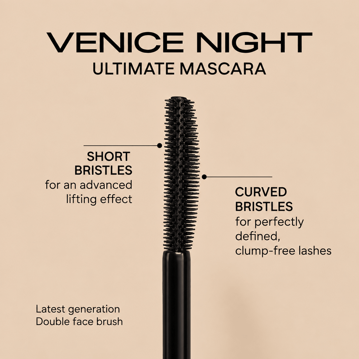MAXYMOVA Venice Night Mascara UAE | Ultra Black Lash Lift Effect Mascara 13 ml XL - photo 8