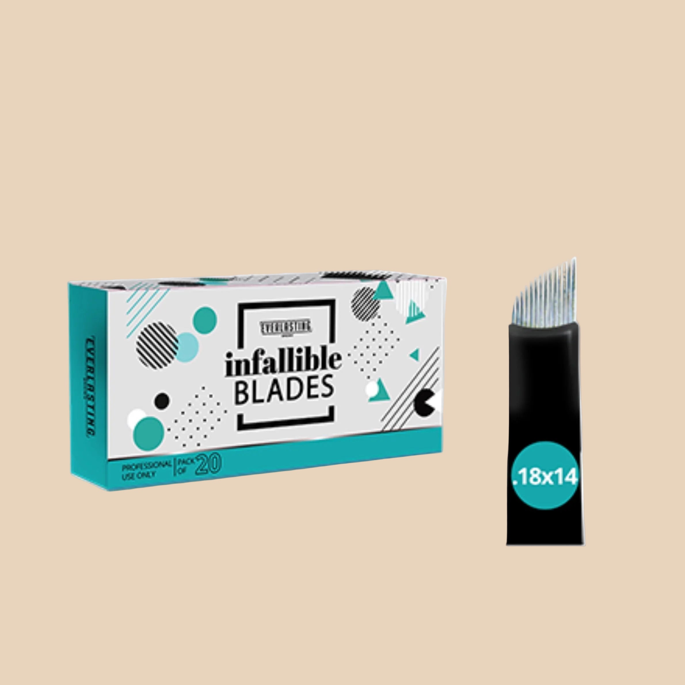 Everlasting | Infallible Microblading Blades 14 0.18 (20 pack)