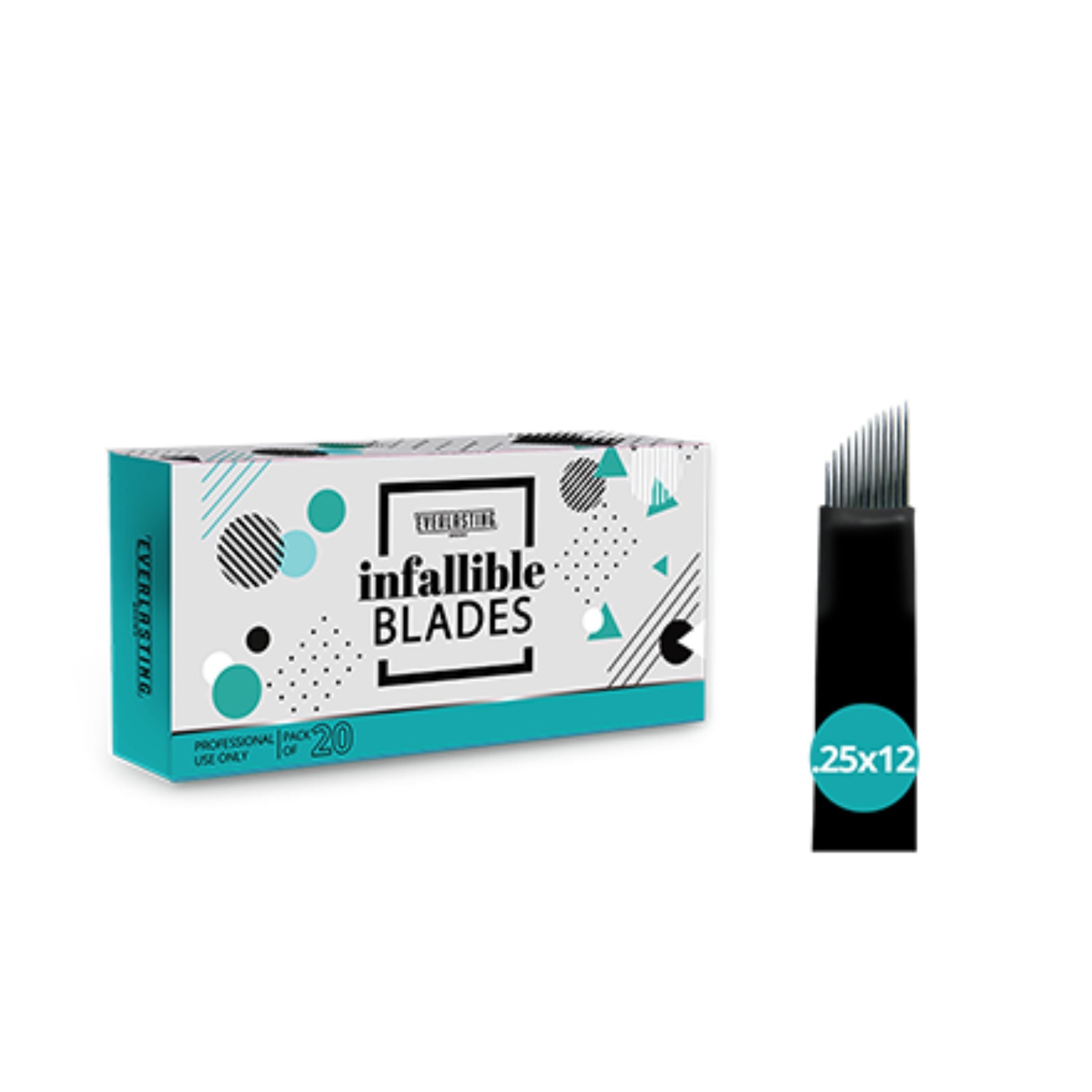 Everlasting | Infallible Microblading Blades 12 0.25 (20 pack)