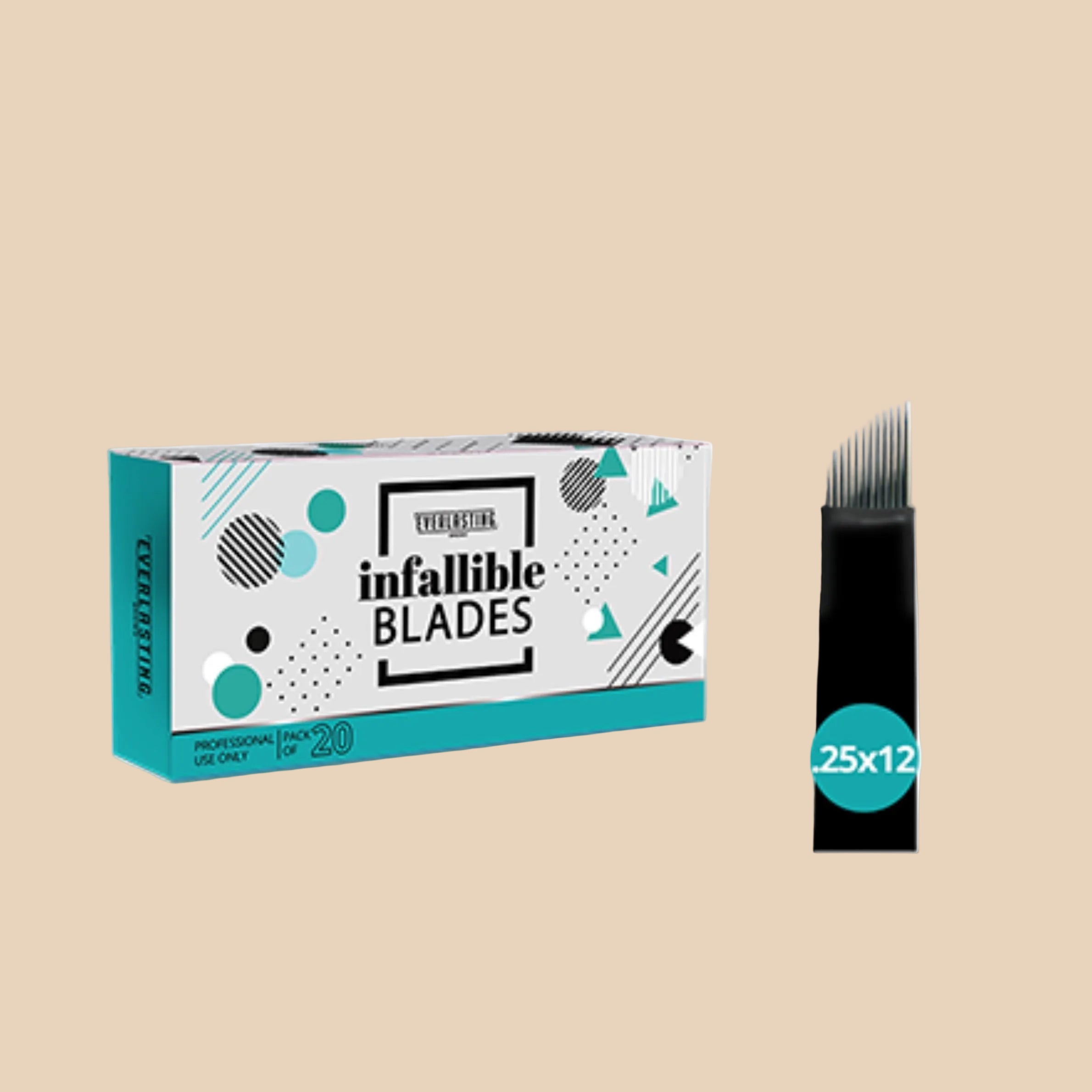 Everlasting | Infallible Microblading Blades 12 0.25 (20 pack)