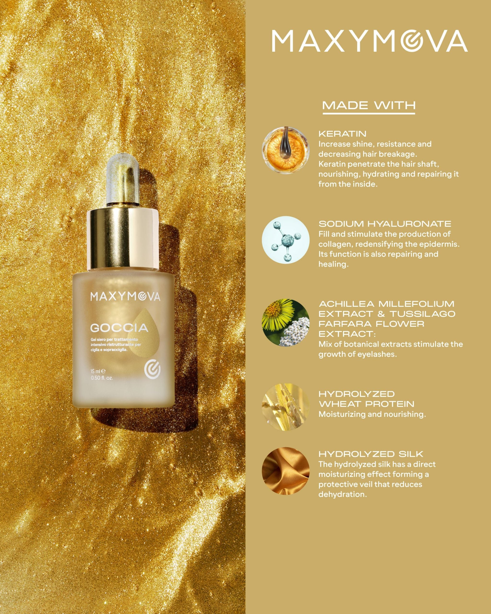 MAXYMOVA GOCCIA 15 ml (GOLD BOTOX)