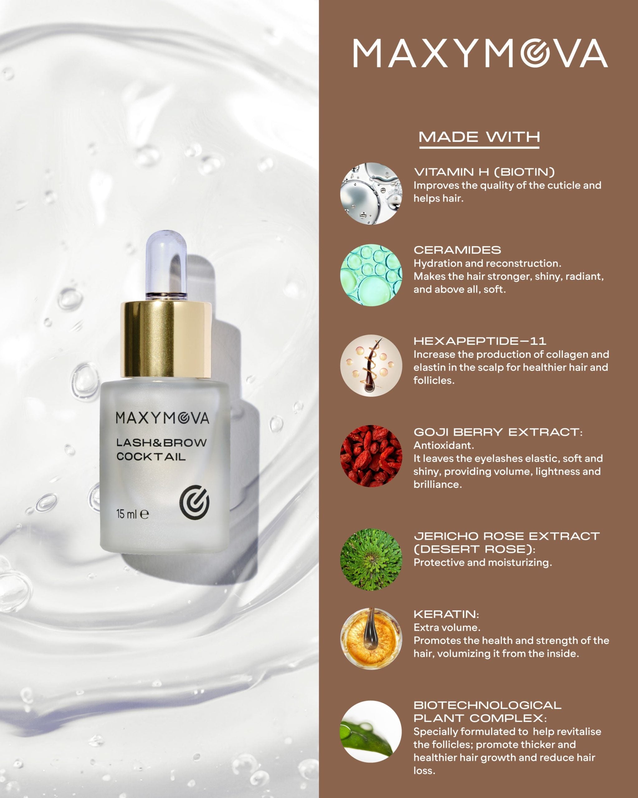 MAXYMOVA LASH & BROW COCKTAIL (5 ml)