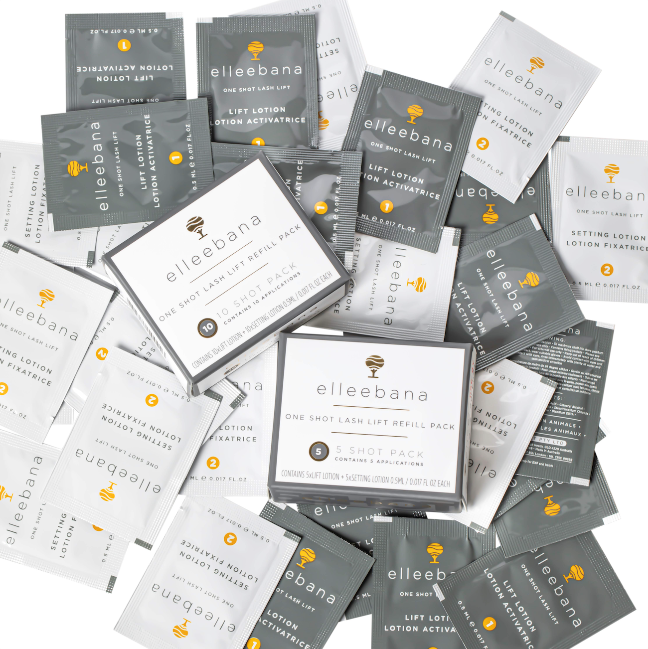 Elleebana One Shot Lash Lift Lotions
