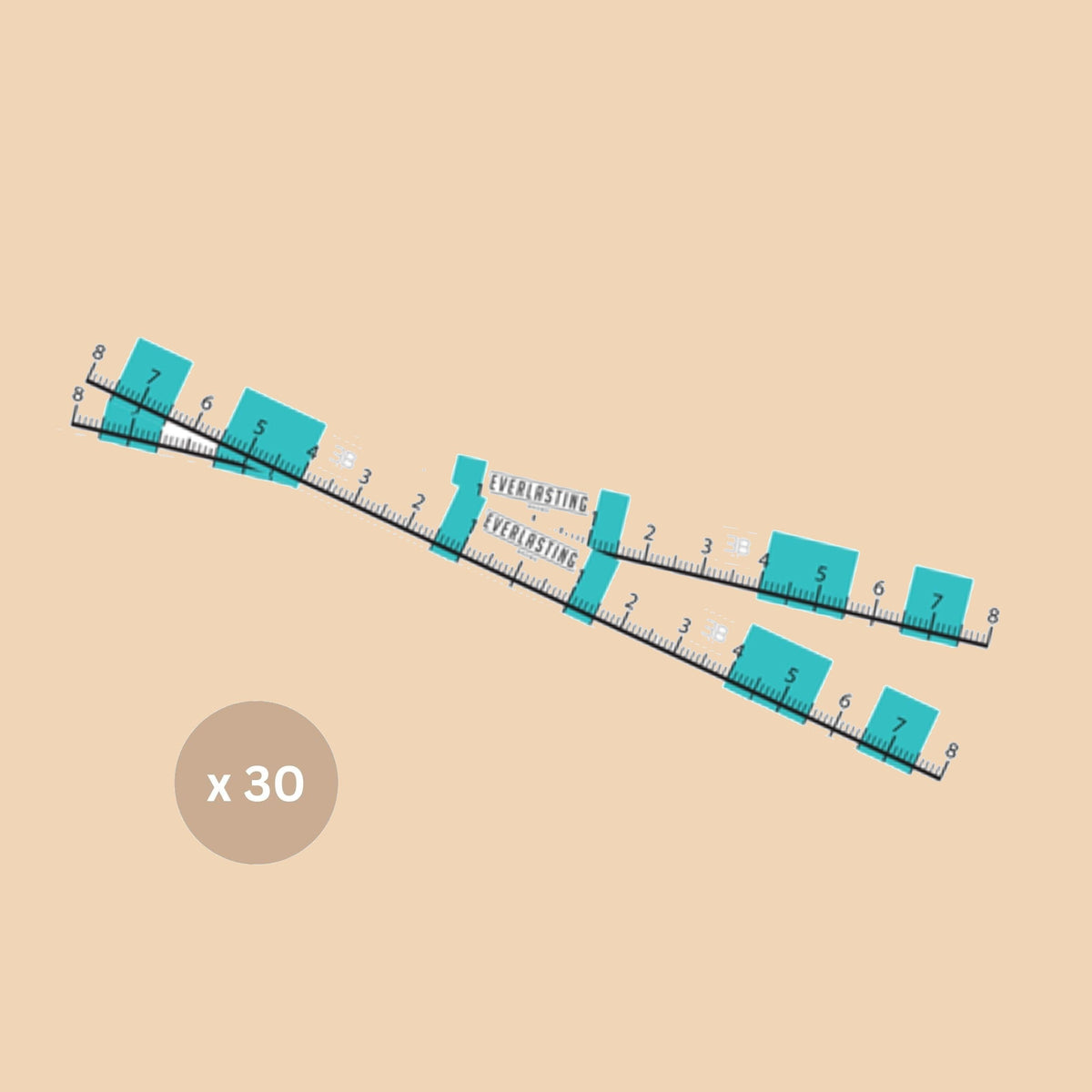 Everlasting | Eyebrow Measuring Tapes 30 pack