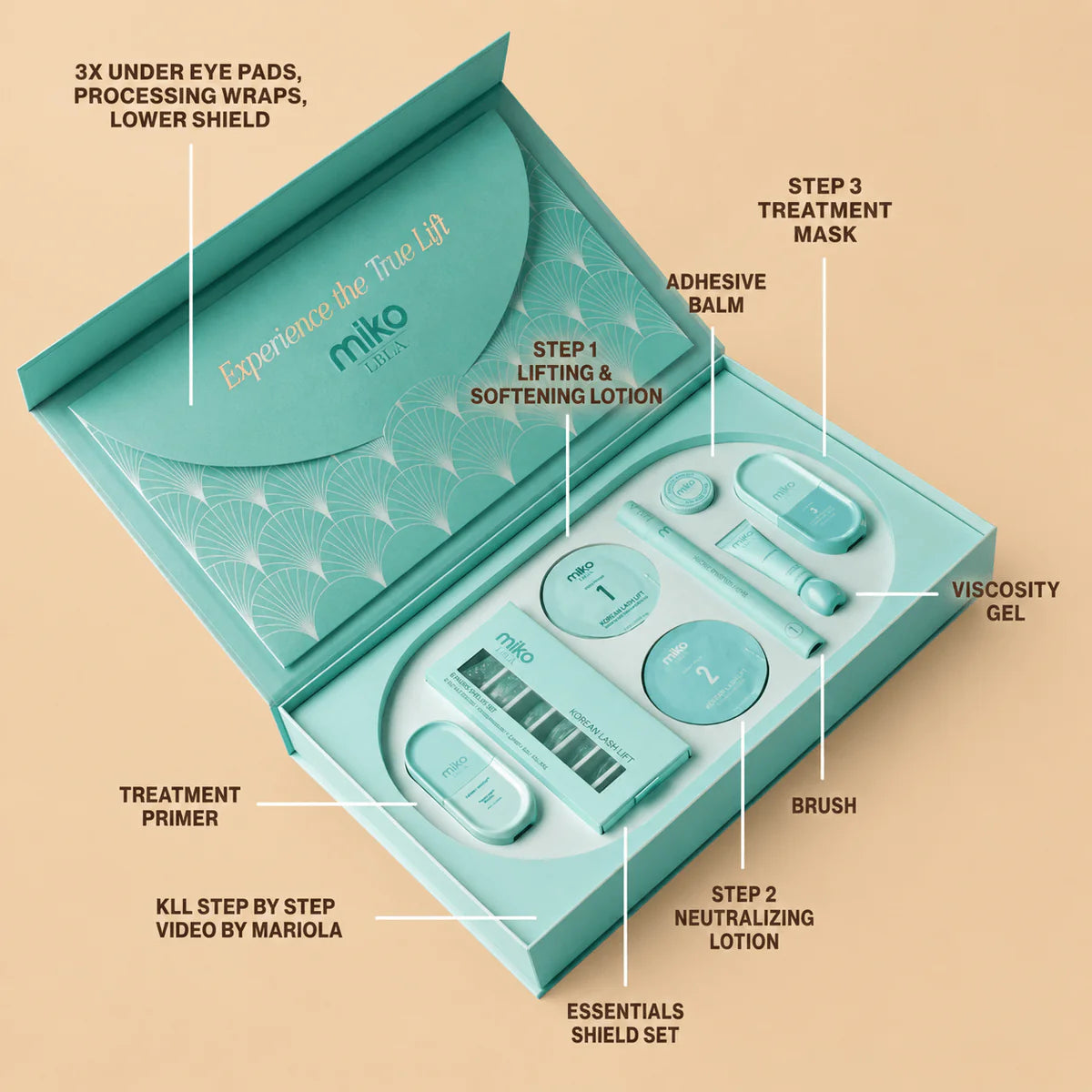 Miko Korean Lash Lift System Starter Kit