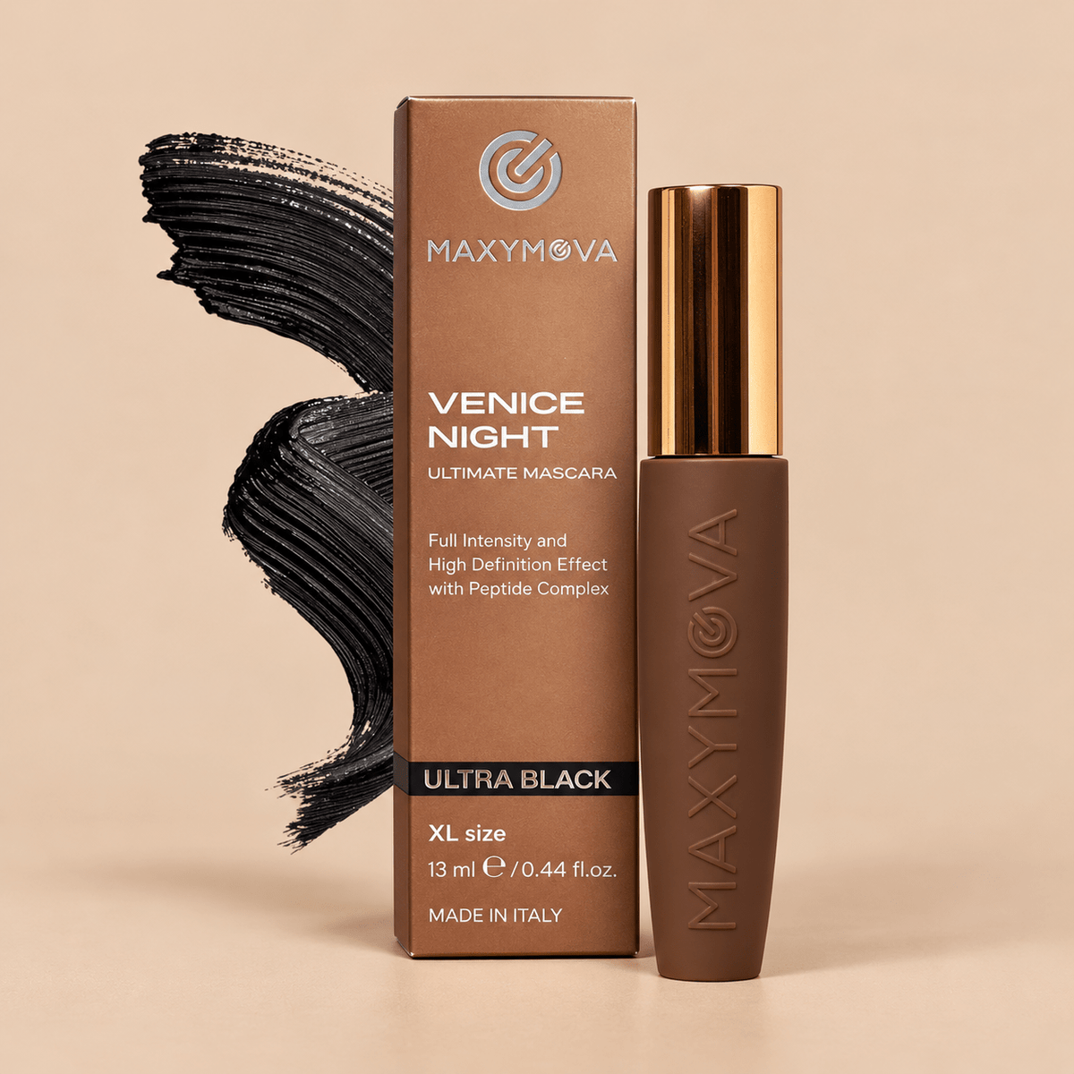 MAXYMOVA Venice Night Mascara UAE | Ultra Black Lash Lift Effect Mascara 13 ml XL - photo 5