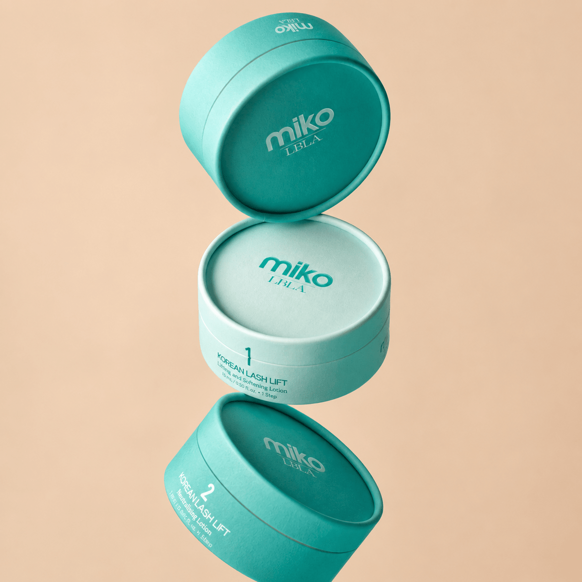 Miko Korean Lash Lift | Step 1 + Step 2 Sachets 1 ml | 5 Pack and 10 Pack - photo 3