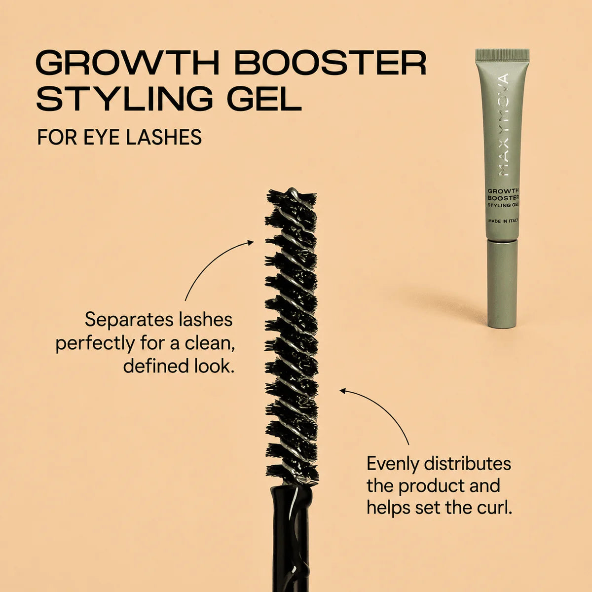 MAXYMOVA GROWTH BOOSTER Advanced Lash&Brow Gel Serum with 5% Capixyl™