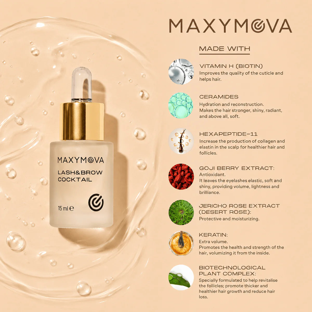 MAXYMOVA LASH & BROW COCKTAIL (5 ml)