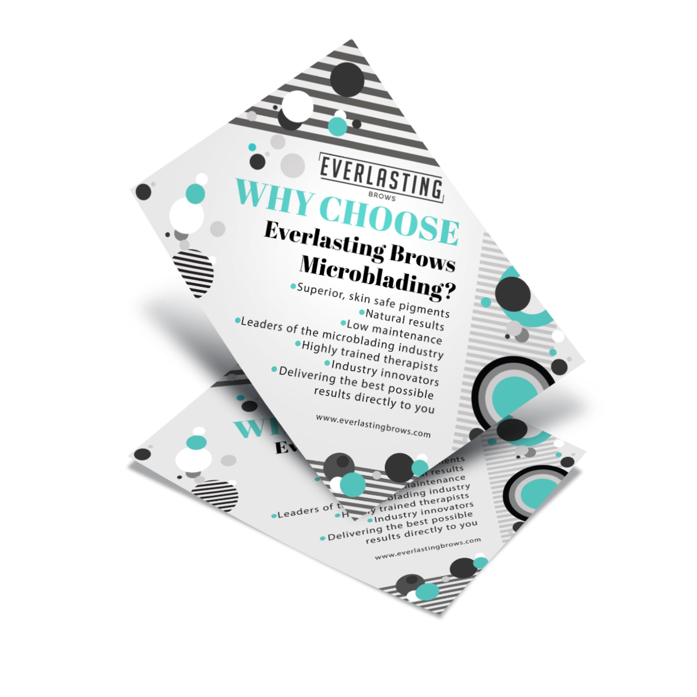 Everlasting | Microblading service salon Promo Cards x 50