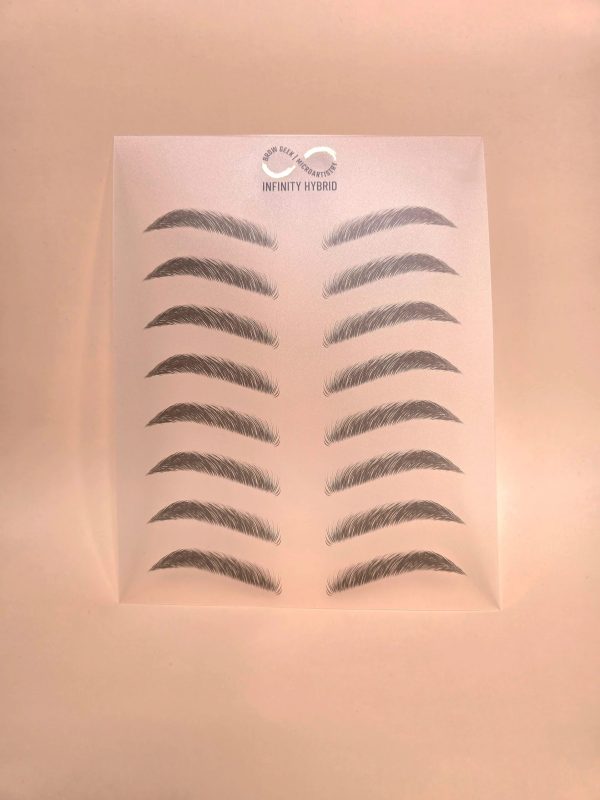 INFINITY MULTI USE BROW PRACTICE SHEETS (WIPE CLEAN) PACK OF 10