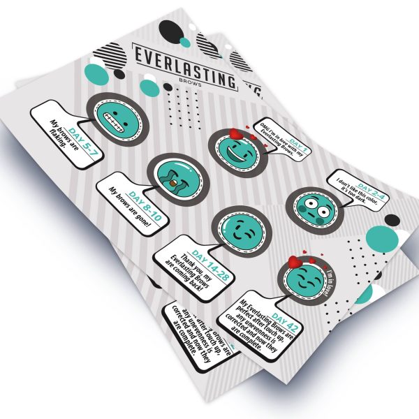 Everlasting | Aftercare Brows Leaflets 50 - Image 2