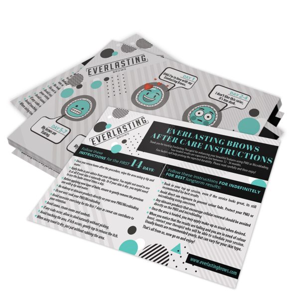 Everlasting | Aftercare Brows Leaflets 50