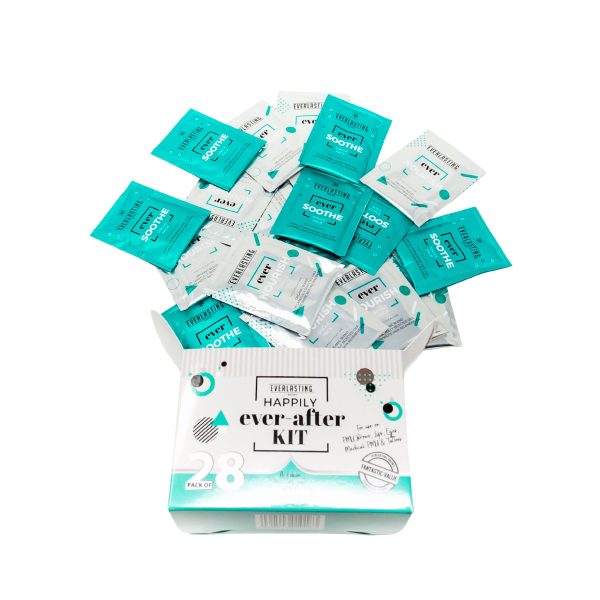 Everlasting | 7 Day PMU Aftercare kit | 14 nourish wipes & 14 soothe wipes